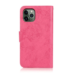 KLT888-2 Retro 2 en 1 Funda de cuero de TPU + PU con tapa horizontal magnética desmontable con soporte, ranuras para tarjetas, marco de fotos y billetera, para iPhone 12 mini, para iPhone 12/12 Pro, para iPhone 12 Pro Max