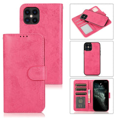 KLT888-2 Retro 2 en 1 Funda de cuero de TPU + PU con tapa horizontal magnética desmontable con soporte, ranuras para tarjetas, marco de fotos y billetera, para iPhone 12 mini, para iPhone 12/12 Pro, para iPhone 12 Pro Max