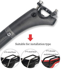 TOSEEK Road Mountain Bike Carbon Fiber Sitting Tube