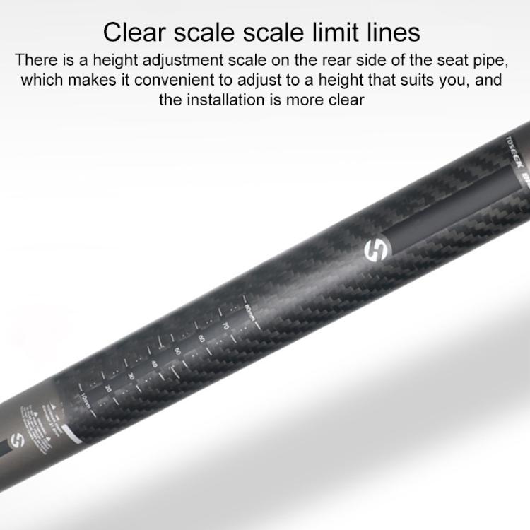 TOSEEK Road Mountain Bike Carbon Fiber Sitting Tube