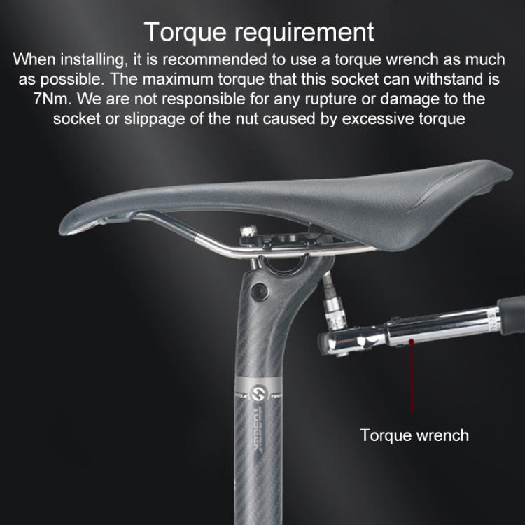 TOSEEK Road Mountain Bike Carbon Fiber Sitting Tube