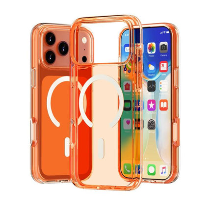 Terminator Style Glitter Powder MagSafe Magnetic Phone Case, For iPhone 18 Pro / 17 Pro, For iPhone 18 Pro Max / 17 Pro Max