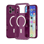 For iPhone 18 Pro Max / 17 Pro Max / Transparent Cherry Red