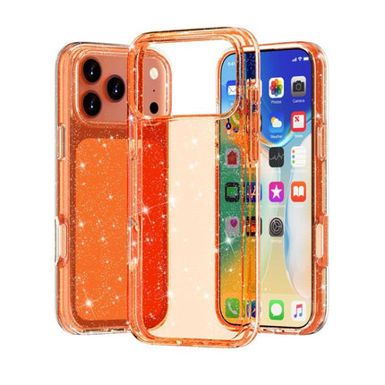 Shockproof Terminator Glitter Powder Phone Case, For iPhone 18 Pro / 17 Pro, For iPhone 18 Pro Max / 17 Pro Max