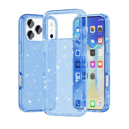 Shockproof Terminator Glitter Powder Phone Case, For iPhone 18 Pro / 17 Pro, For iPhone 18 Pro Max / 17 Pro Max