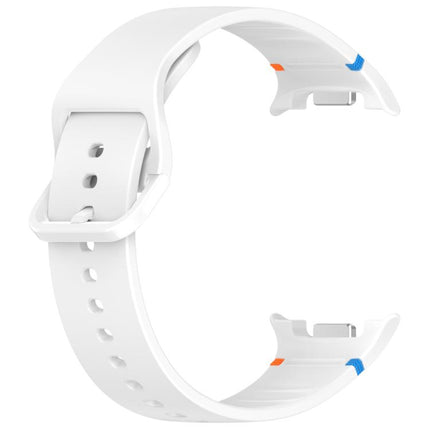 For Samsung Galaxy Watch8 Classic 46mm / Watch8 44mm / 40mm xDfind Stitched Solid Color Silicone Watch Band, 22mm