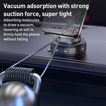 CCT30-2F Rotating Vacuum Adsorption Magnetic Car Phone Holder, CCT30-2F