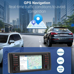 For BMW E53 1996-2007 YT-004 Android13 7 inch HD Screen Car GPS Navigation Reversing Image Integrated Machine