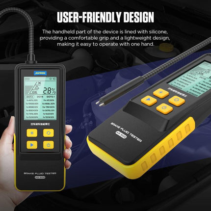 AUTOOL AS502 Digital Display Intelligent Car Brake Fluid Tester Water Content Testing