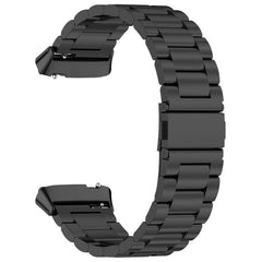 xDfind Three-Bead Stainless Steel Metal Watch Band