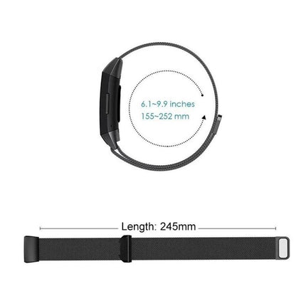xDfind Milanese Magnetic Stainless Steel Watch Band, For Fitbit Charge 3 / 4
