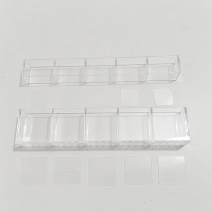 YX166 Acrylic Straw Wall Mount Bracket, with Double Sided Adhesion Stickers, YX166