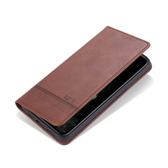 AZNS Magnetische horizontale Klapphülle aus Leder mit Kalbslederstruktur, Kartenfächern, Halter und Geldbörse, für iPhone 12 Pro Max, für iPhone 12 / 12 Pro, für iPhone 12 mini, für iPhone 11 Pro Max, für iPhone 11 Pro