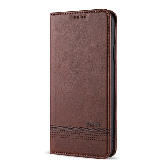 AZNS Magnetic Calf Texture Horizontal Flip Leather Case with Card Slots & Holder & Wallet, For iPhone 11