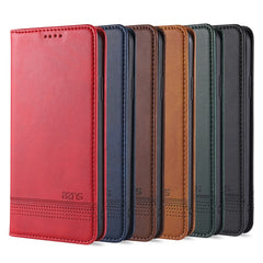 AZNS Magnetic Calf Texture Horizontal Flip Leather Case with Card Slots & Holder & Wallet, For iPhone 11