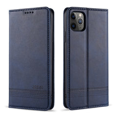 AZNS Magnetic Calf Texture Horizontal Flip Leather Case with Card Slots & Holder & Wallet, For iPhone 11