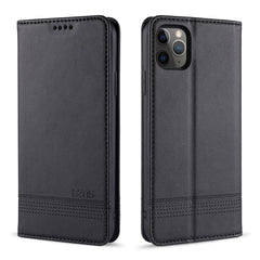 AZNS Magnetic Calf Texture Horizontal Flip Leather Case with Card Slots & Holder & Wallet, For iPhone 11