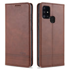 For Samsung Galaxy A21s / Dark Brown