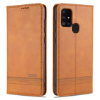 For Samsung Galaxy A21s / Light Brown