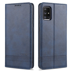AZNS Magnetic Calf Texture Horizontal Flip Leather Case with Card Slots & Holder & Wallet, For Samsung Galaxy A51, For Samsung Galaxy A71, For Samsung Galaxy Note 10 Lite