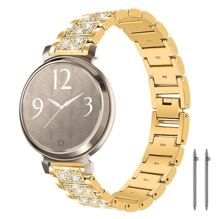 xDfind Diamond Jewelry Steel Watch Band, 22mm For Amazfit GTR 4/3/3 Pro/Bip6/Bip5, 20mm For Amazfit Bip U / Lite / Bip 3 Pro, 20mm For Amazfit GTS4 mini/GTS3/2/2E/GT2 mini, 18mm For Huawei GT5/GT4 41mm / OPPO Watch X2 Mini, 14mm For Garmin Lily 2      ...