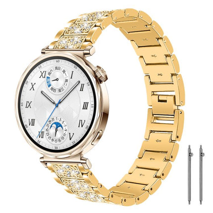 xDfind Diamond Jewelry Steel Watch Band, 20mm For Amazfit Active 2 / GTS4 Mini, 22mm For Huawei Watch GT5/GT5 Pro/4/4 Pro, 22mm For Fossil Gen 5 Carlyle/Julianna/Garrett