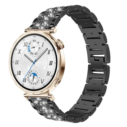 xDfind Diamond Jewelry Steel Watch Band, 22mm For Amazfit GTR 4/3/3 Pro/Bip6/Bip5, 20mm For Amazfit Bip U / Lite / Bip 3 Pro, 20mm For Amazfit GTS4 mini/GTS3/2/2E/GT2 mini, 18mm For Huawei GT5/GT4 41mm / OPPO Watch X2 Mini, 14mm For Garmin Lily 2      ...