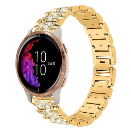 xDfind Diamond Jewelry Steel Watch Band, 20mm For Garmin Forerunner 570 42mm/245/645/158, 22mm For Garmin Venu 3 / vivoactive4, 20mm For Garmin venu 2 / venu / Sq2 / Sq, 18mm For Garmin Venu 2S / vivoactive 4s/3s                                        ...