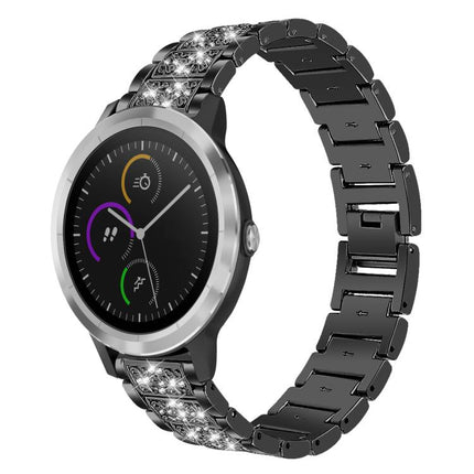 xDfind Diamond Jewelry Steel Watch Band, 20mm For Garmin Forerunner 570 42mm/245/645/158, 22mm For Garmin Venu 3 / vivoactive4, 20mm For Garmin venu 2 / venu / Sq2 / Sq, 18mm For Garmin Venu 2S / vivoactive 4s/3s                                        ...