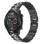 22mm For Ticwatch Pro X / Pro3 / Pro / GTX / E2 / Black