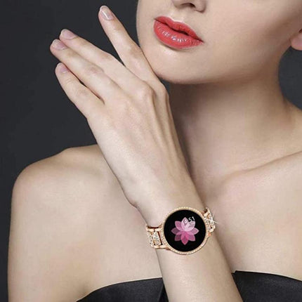 xDfind Diamond Jewelry Steel Watch Band, 22mm For Huawei Watch GT5/GT5 Pro/4/4 Pro, 20mm For COROS APEX 2 42mm / PACE 2, 22mm For Fossil Gen 5 Carlyle/Julianna/Garrett, 12mm