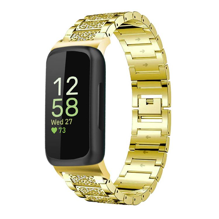 xDfind Diamond Jewelry Stainless Steel Watch Band, For Fitbit Charge 6 / 5 18mm, For Fitbit Inspire 3 12mm, For Fitbit Versa 4 / 3 / Sense2 / 1 20mm, For Fitbit Luxe / Special Edition 12mm, For Fitbit Inspire 2 / Ace 3 14mm, For Fitbit Charge 4 / 3 18mm