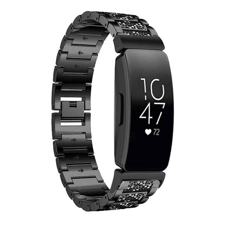 xDfind Diamond Jewelry Stainless Steel Watch Band, For Fitbit Charge 6 / 5 18mm, For Fitbit Inspire 3 12mm, For Fitbit Versa 4 / 3 / Sense2 / 1 20mm, For Fitbit Luxe / Special Edition 12mm, For Fitbit Inspire 2 / Ace 3 14mm, For Fitbit Charge 4 / 3 18mm