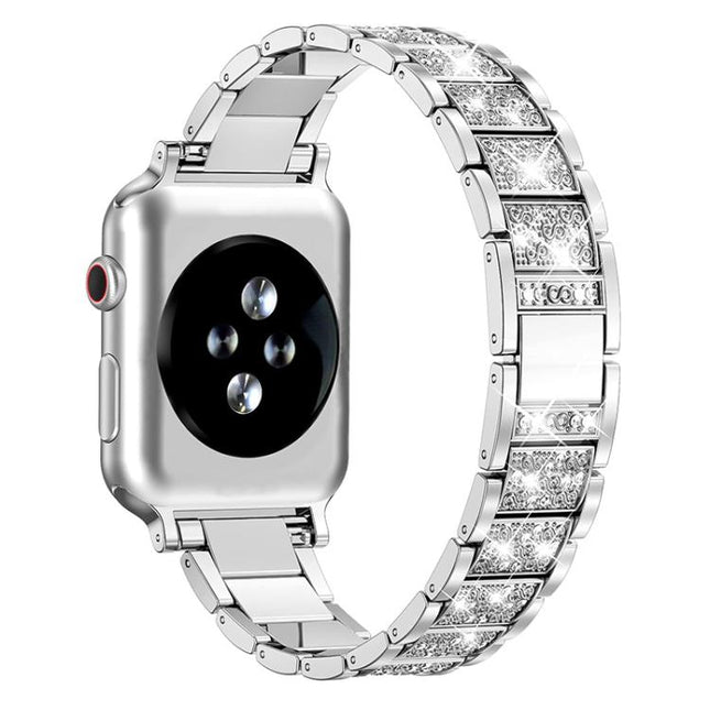 xDfind Diamond Jewelry Stainless Steel Watch Band, For Apple Watch 42 / 44 / 45 / 46 / 49mm, For Apple Watch 38 / 40 / 41 / S10 42mm