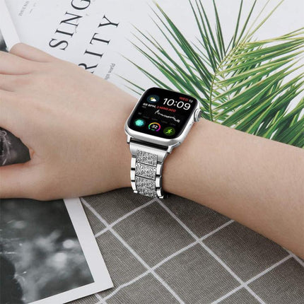 xDfind Diamond Jewelry Stainless Steel Watch Band, For Apple Watch 42 / 44 / 45 / 46 / 49mm, For Apple Watch 38 / 40 / 41 / S10 42mm