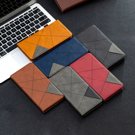 Rhombus Texture Horizontal Flip Magnetic Leather Case with Holder & Card Slots, For Galaxy S20 FE 5G / S20 Lite