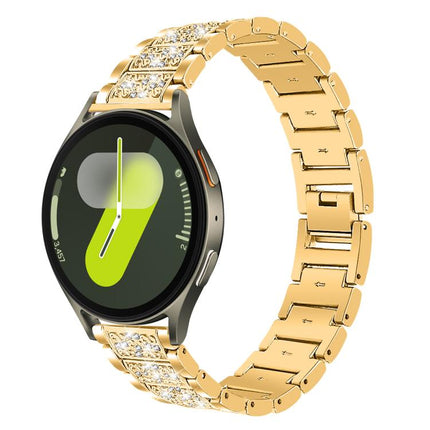 xDfind Diamond Jewelry Stainless Steel Watch Band, For Galaxy Watch Ultra2 2026 / 2025 / 1 2024, For Galaxy Watch9 / 8 / 8 Classic, For Samsung Galaxy Watch7 / FE / 6 / 5 / 4, For Samsung Galaxy Fit3