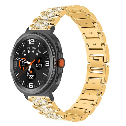 xDfind Diamond Jewelry Stainless Steel Watch Band, For Galaxy Watch Ultra2 2026 / 2025 / 1 2024, For Galaxy Watch9 / 8 / 8 Classic, For Samsung Galaxy Watch7 / FE / 6 / 5 / 4, For Samsung Galaxy Fit3