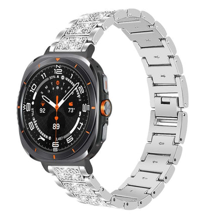 xDfind Diamond Jewelry Stainless Steel Watch Band, For Galaxy Watch Ultra2 2026 / 2025 / 1 2024, For Galaxy Watch9 / 8 / 8 Classic, For Samsung Galaxy Watch7 / FE / 6 / 5 / 4, For Samsung Galaxy Fit3