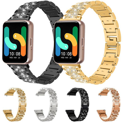 xDfind Diamond Jewelry Stainless Steel Watch Band, For Galaxy Watch Ultra2 2026 / 2025 / 1 2024, For Galaxy Watch9 / 8 / 8 Classic, For Samsung Galaxy Watch7 / FE / 6 / 5 / 4, For Samsung Galaxy Fit3