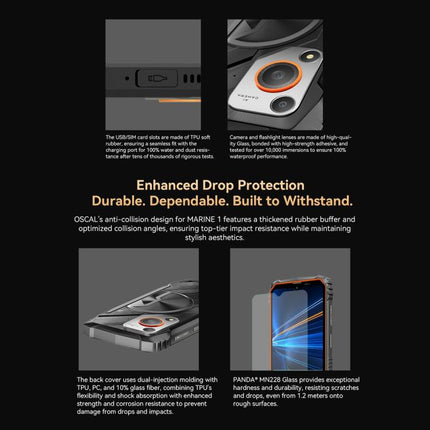 Blackview Oscal Marine 1, 6.56 inch Android 15 Unisoc UMS9230E T615 Octa Core, Network: 4G, OTG, NFC