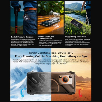 Blackview Oscal Marine 1, 6.56 inch Android 15 Unisoc UMS9230E T615 Octa Core, Network: 4G, OTG, NFC