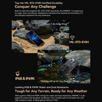 Blackview Oscal Marine 1, 6.56 inch Android 15 Unisoc UMS9230E T615 Octa Core, Network: 4G, OTG, NFC