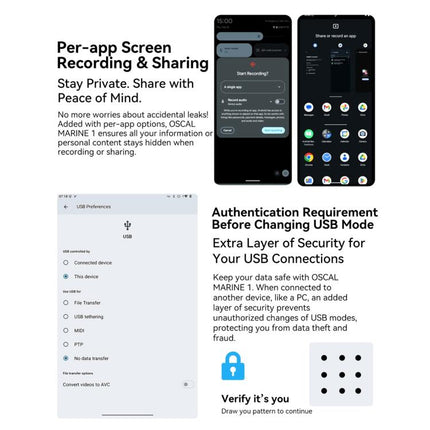 Blackview Oscal Marine 1, 6.56 inch Android 15 Unisoc UMS9230E T615 Octa Core, Network: 4G, OTG, NFC