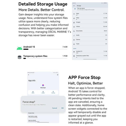 Blackview Oscal Marine 1, 6.56 inch Android 15 Unisoc UMS9230E T615 Octa Core, Network: 4G, OTG, NFC