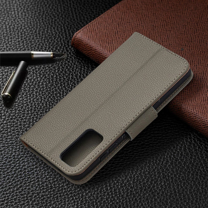 Litchi Texture Pure Color Horizontal Flip PU Leather Case with Holder & Card Slots & Wallet & Lanyard, For Galaxy S20 FE 5G / S20 Lite, For Samsung Galaxy S20 FE 5G / S20 Lite