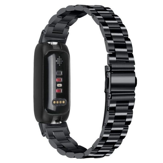 xDfind Three Beads Quick Release Metal Watch Band, 12mm