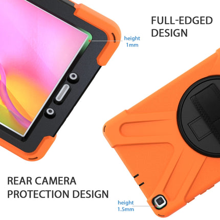 Shockproof Colorful Silicone + PC Protective Case with Holder & Hand Grip Strap, For Samsung Tab A 8.0(2019) T290 / T295, For Samsung Galaxy Tab Active Pro T540 / T545 / Tab Active4 Pro                                                                   ...