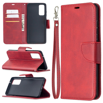 Lambskin Texture Pure Color Horizontal Flip PU Leather Case with Holder & Card Slots & Wallet & Lanyard, For Galaxy S20 FE 5G / S20 Lite, For Samsung Galaxy S20 FE 5G / S20 Lite