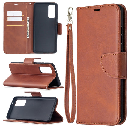 Lambskin Texture Pure Color Horizontal Flip PU Leather Case with Holder & Card Slots & Wallet & Lanyard, For Galaxy S20 FE 5G / S20 Lite, For Samsung Galaxy S20 FE 5G / S20 Lite
